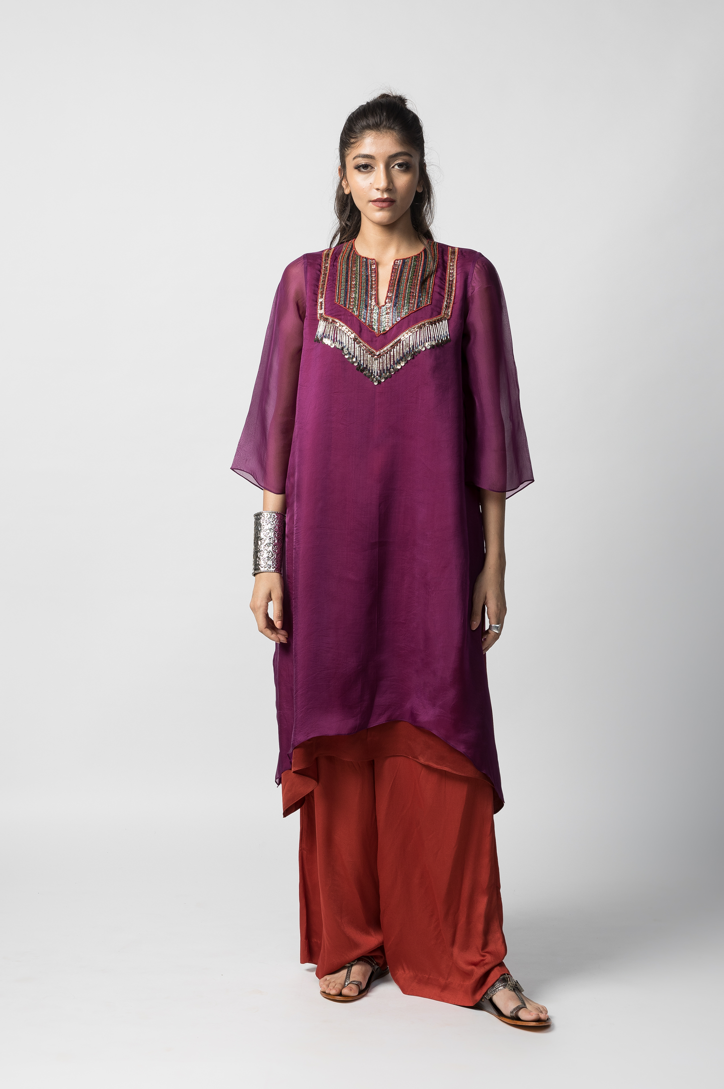 Amethyst Yoke Kurta Set