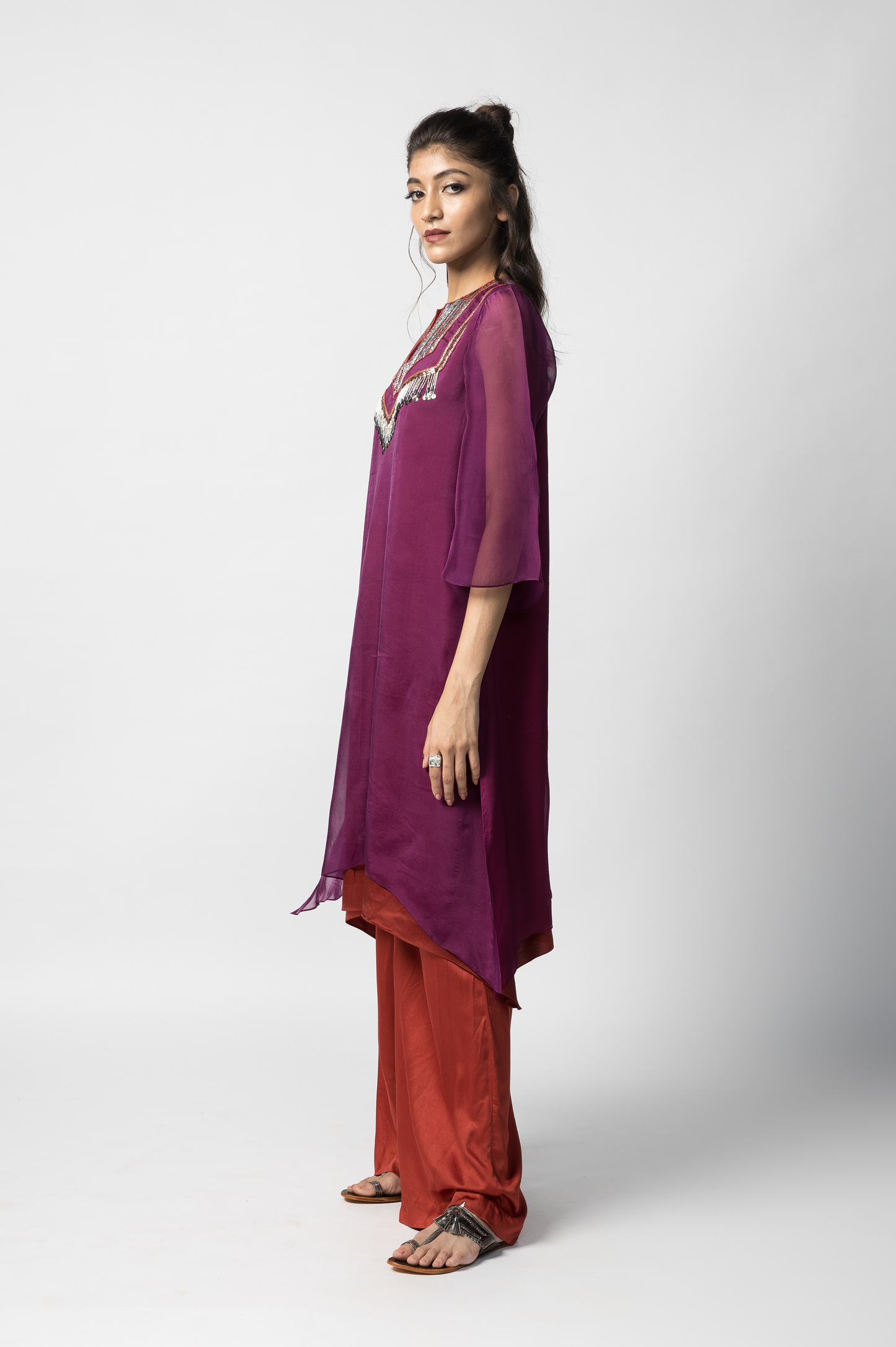 Amethyst Yoke Kurta Set