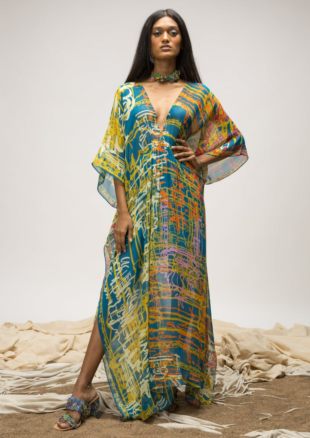 OOTY KAFTAN COVER-UP